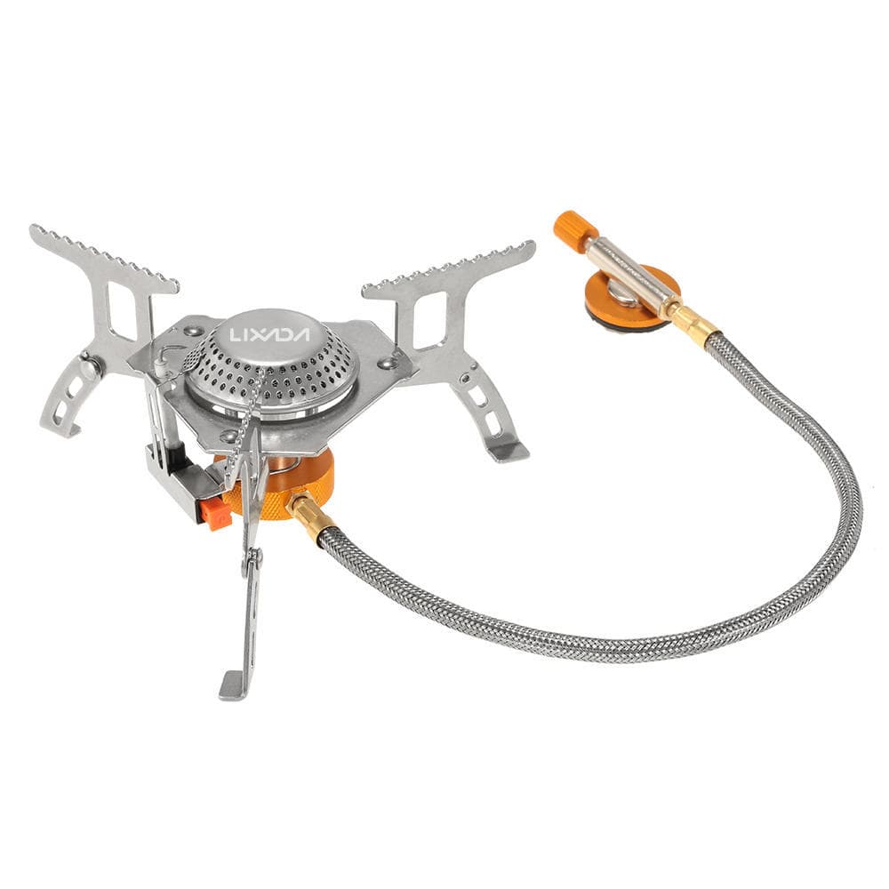 Lixada Camping Gas Stove Outdoor Cooking Portable Foldable Split Burner 3000W gas stove only