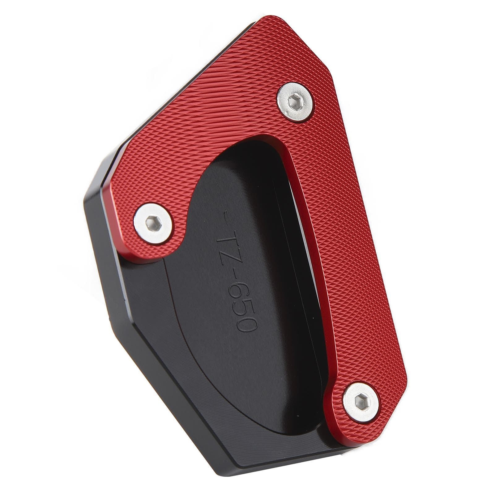 Motorcycle Kickstand Extension Stand Support Plate Aluminium Alloy Replacement for Suzuki V STROM red