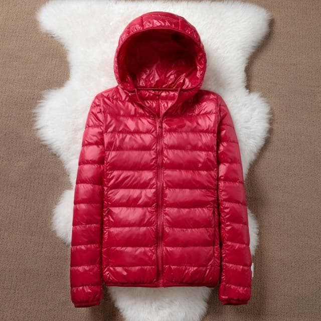 Down Jacket Women Coat Autumn Winter Jackets for Warm Quilted Parka Ladies and Light Female Ultralight Hooded L