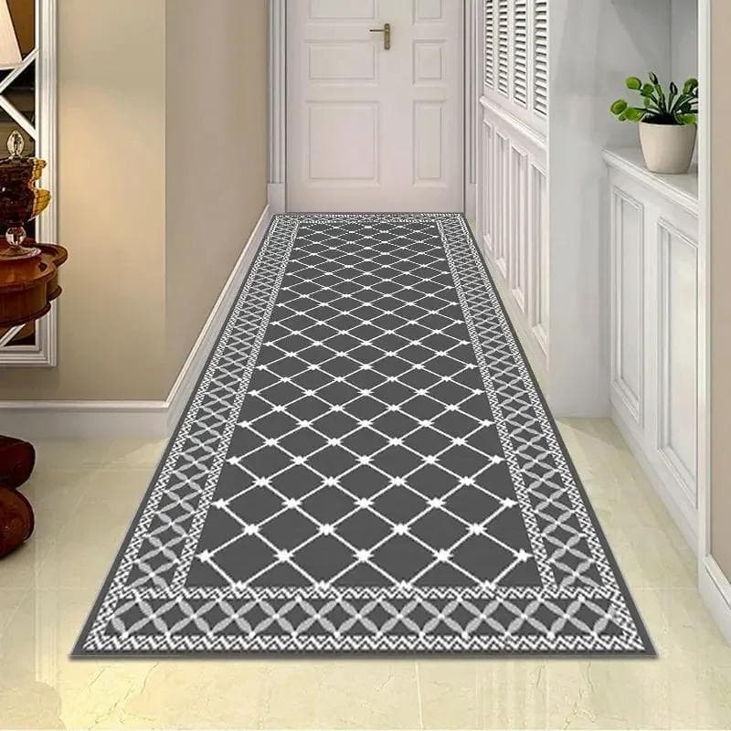 Modern Luxury Hallway Long Rugs Stair Mat Hotel Floor Mats Geometric Carpet for Living Room Kitchen Corridor Mat Tapis Alfombra 40x60cm