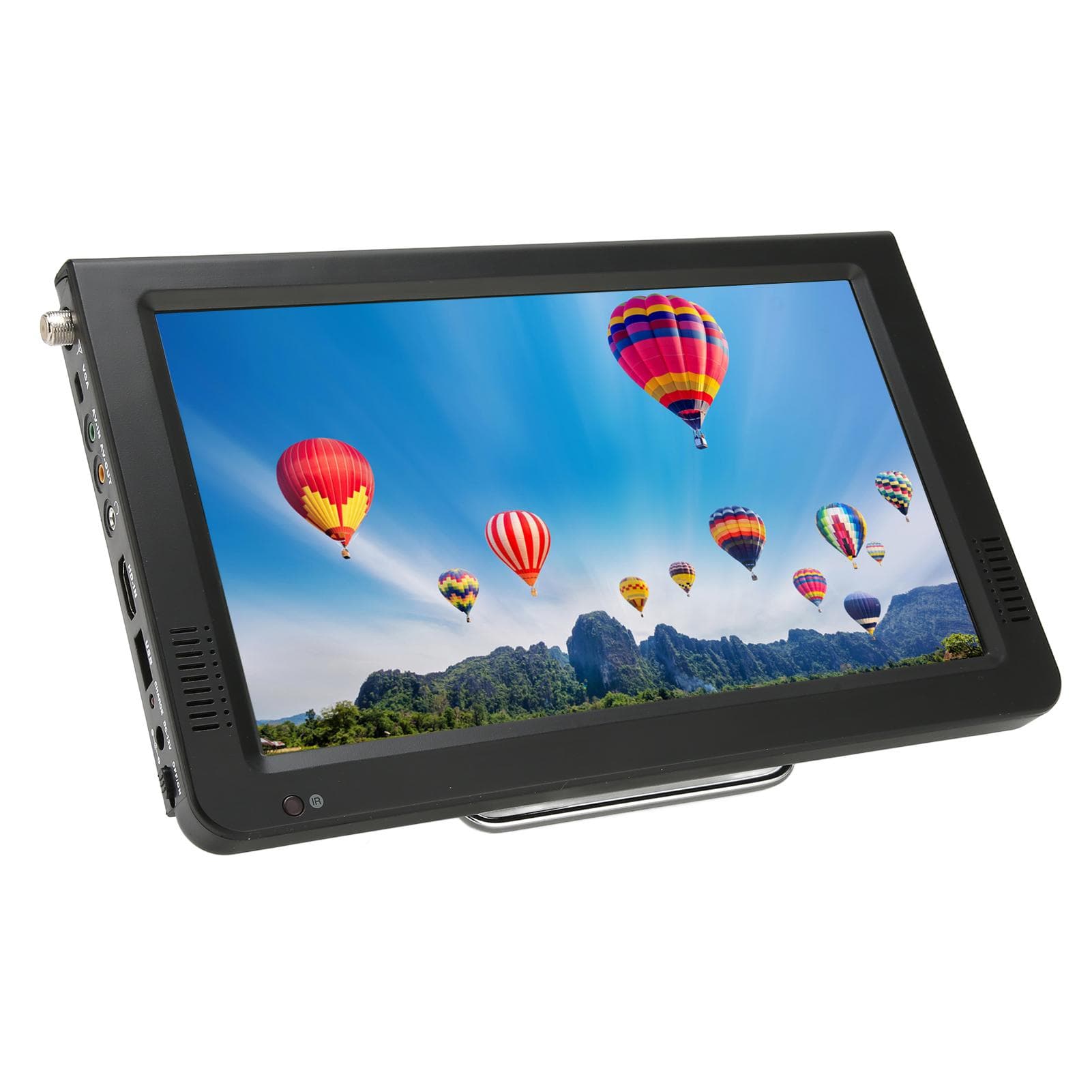 10in Digital TV ATSC Rechargeable 1800mAh Battery Portable Digital Television with Suction Cup EU Plug
