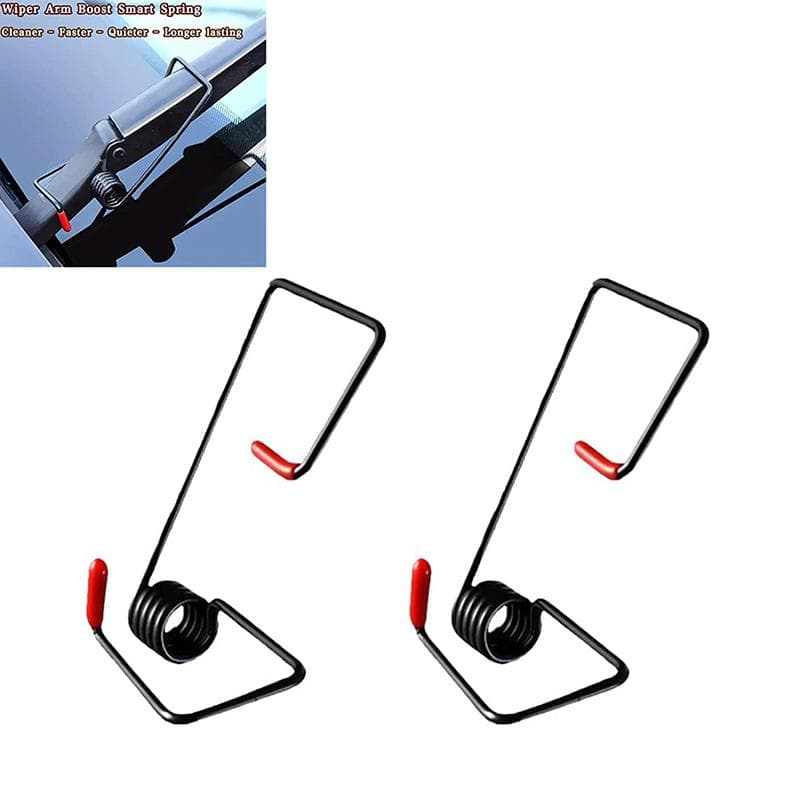 Car Wiper Booster Spring Universal Intelligent Wiper Arms Alloy Rubber Windscreen Wipers Spring Auto Replaceable Parts Tools 2PCS