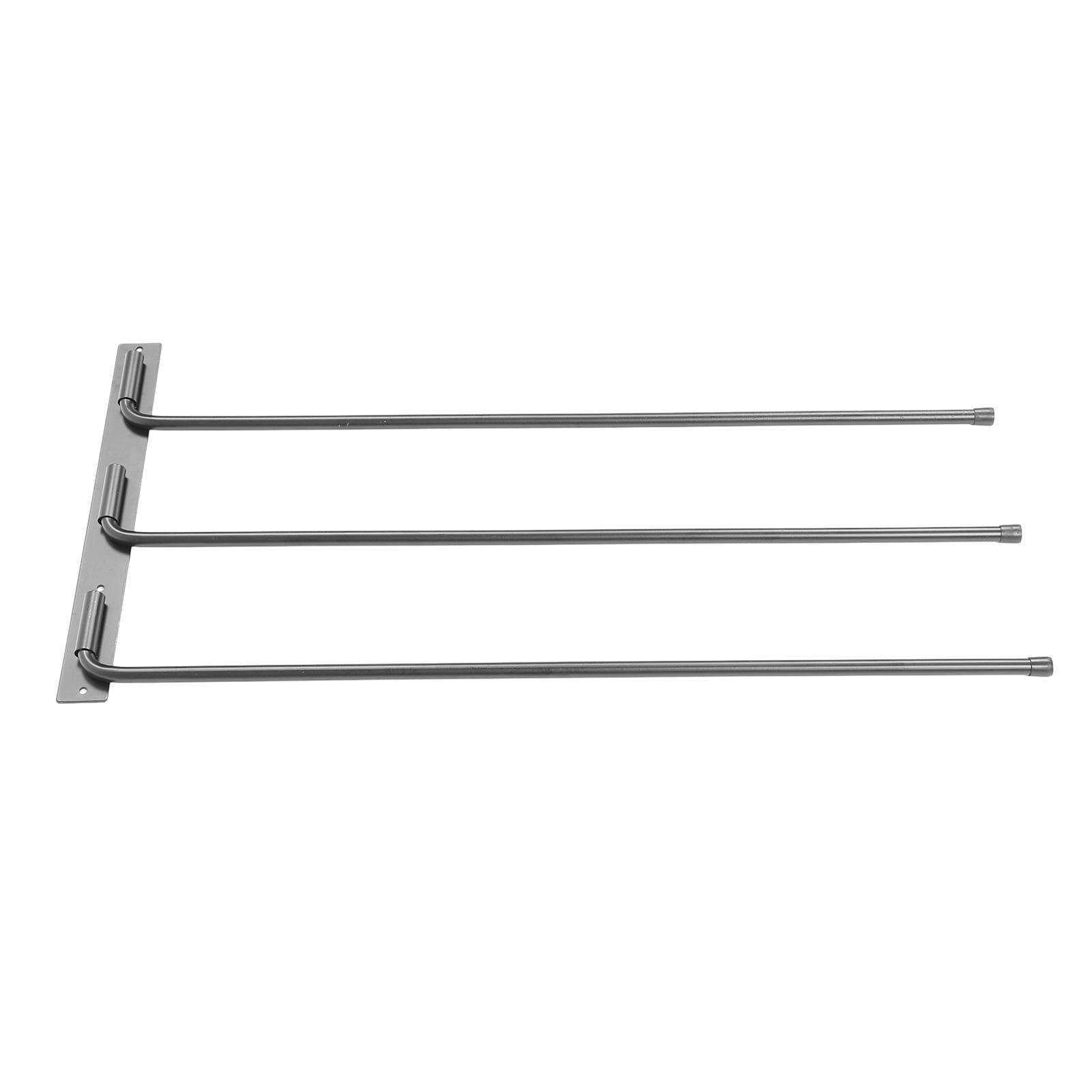Horse Saddle Blanket Rack 3 Bar Wall Mounted Horse Saddle Pad Rack 180 Degree Swing Out Horse