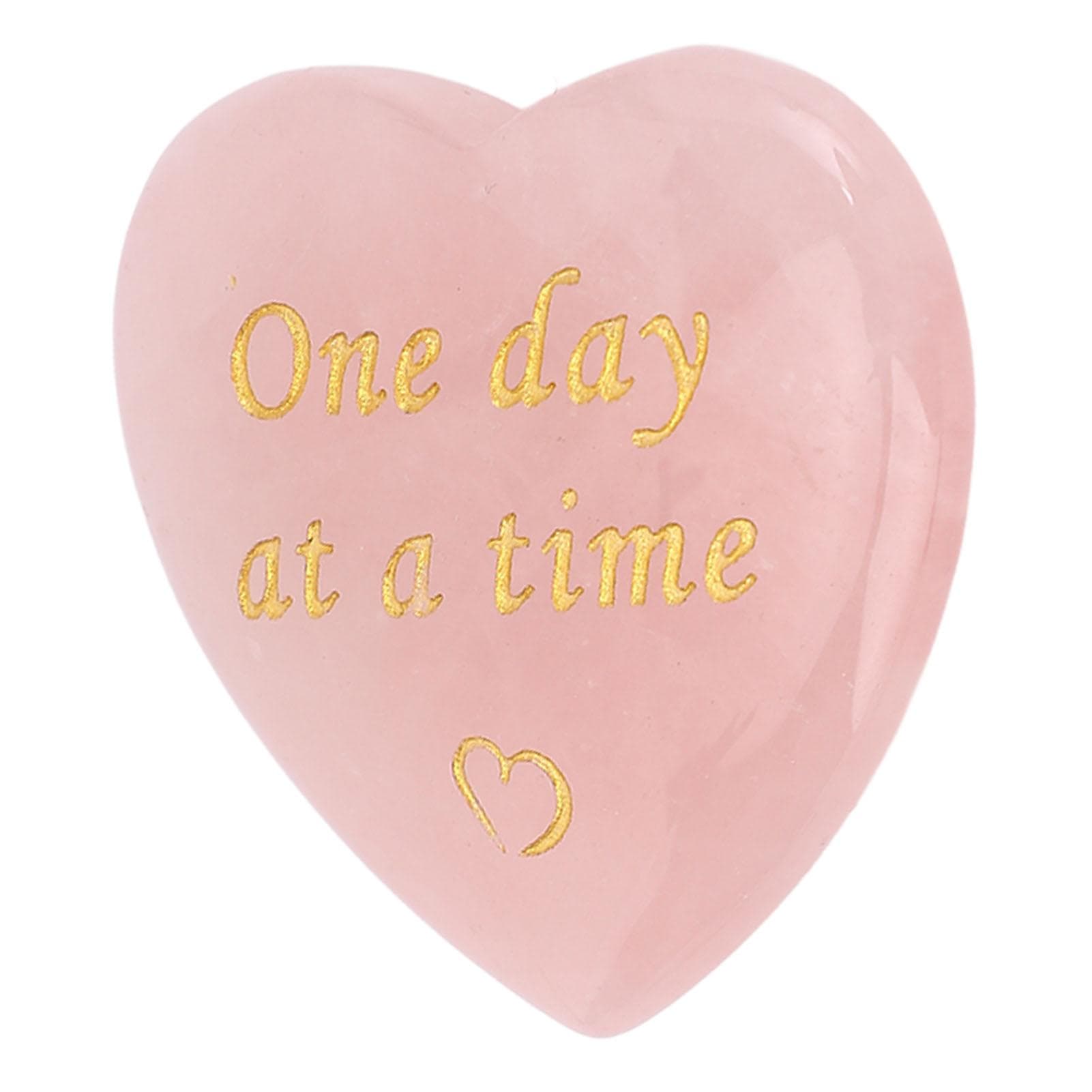 Heart Shaped Rose Quartz Stone Puffy Crystal Collection Gift Decoration Ornament Craft
