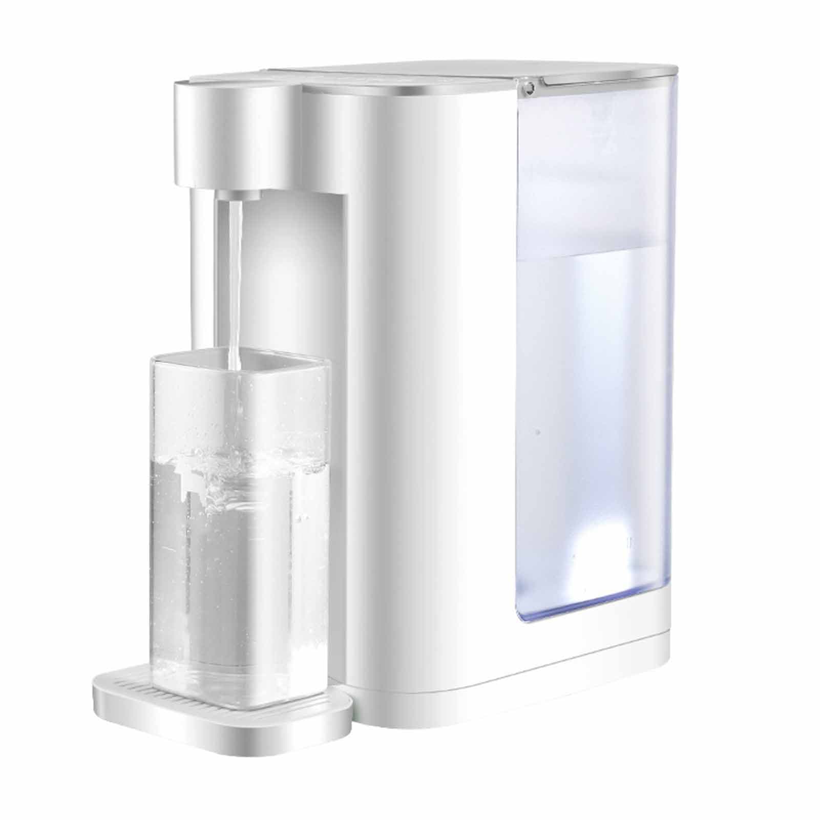 Countertop Water Dispenser 3L Fast Heating 5 Temperature Modes Touch Control Table Drinking Machine white