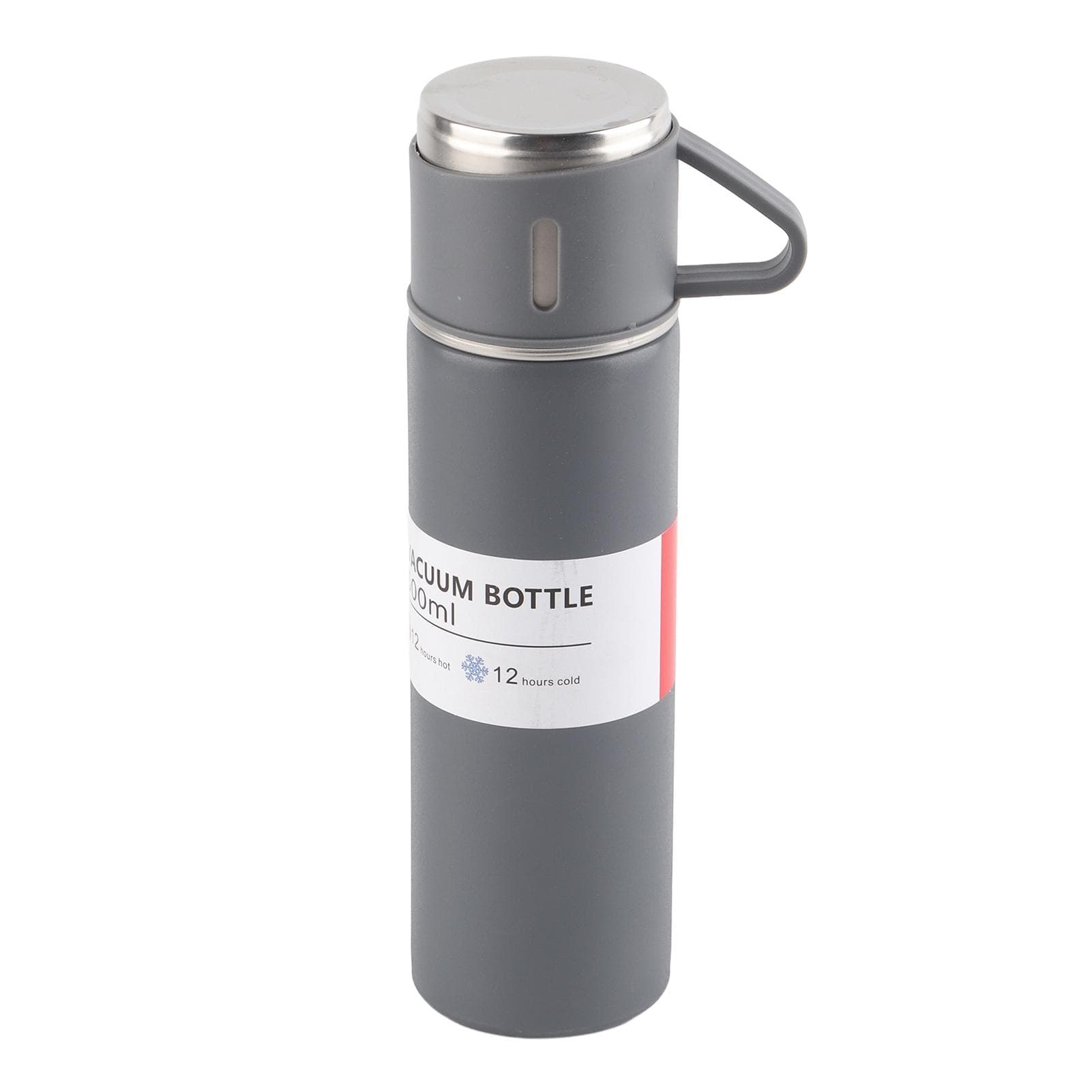 500ml Vacuum Insulated Cup Stainless Steel Thermal Bottle Portable Vacuum Mug Flask for L(for 6.5-9kg) gray