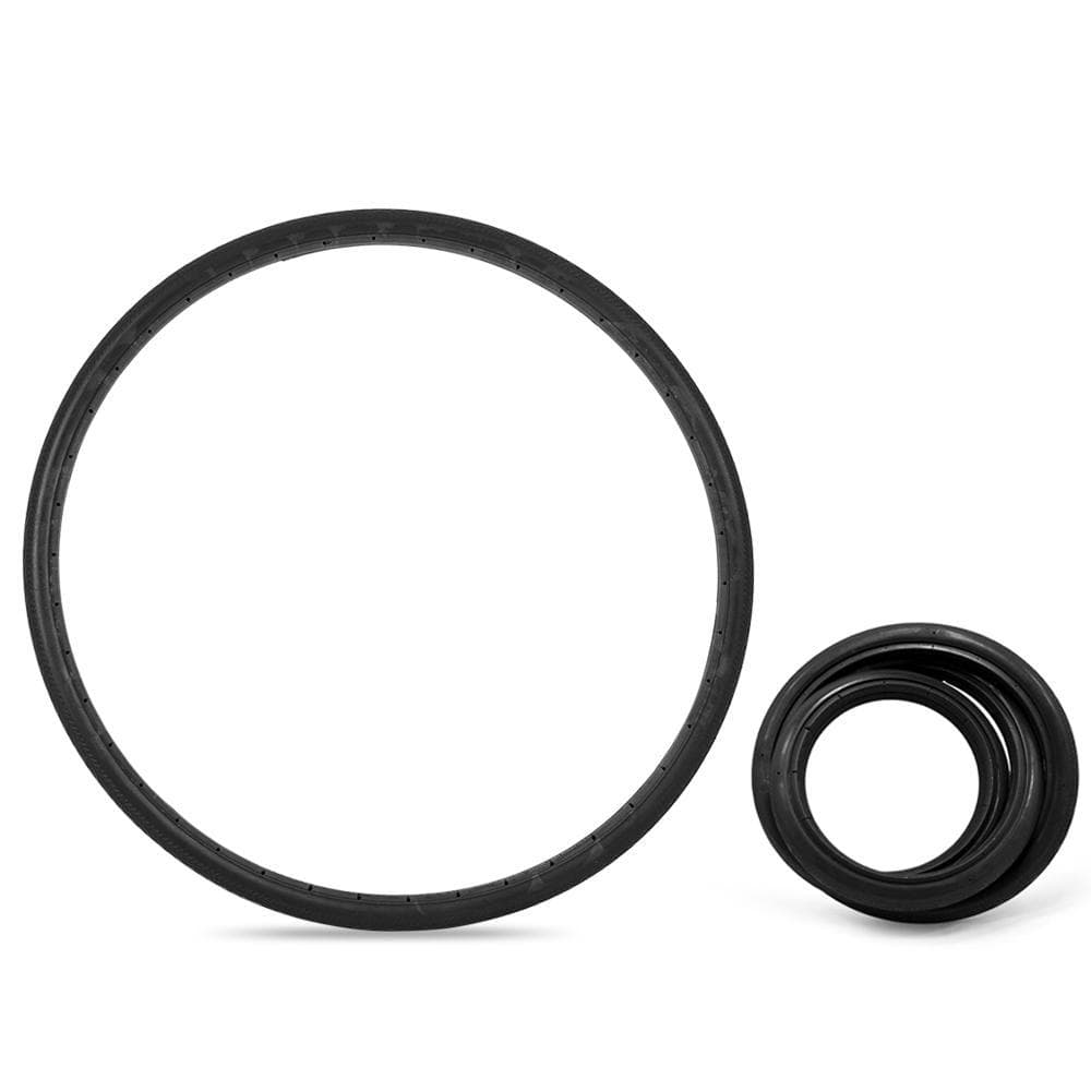 Bike Solid Tire 700x23C Road Bike Bicycle Cycling Riding Tubeless Tyre Wheel black