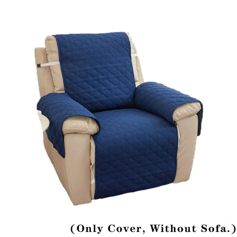 Recliner Chair Slipcover Mat Anti Slip Washable Pet Sofa Couch Protective Furniture Protector Side Pocket Armchair Throw Cover 55x200cm