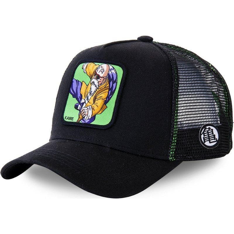 New Dragon Ball Son Goku Cap Summer Travel Peaked Cap Men's Embroidery Hip-Hop Cap Style Sun Visor Adjustable Trucker Mesh Cap