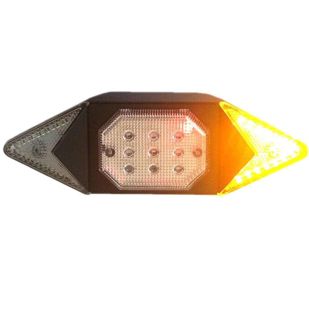 Wireless Remote Control Rear Tail Light USB Charging Bike Turn Signals Safety Warning Light
