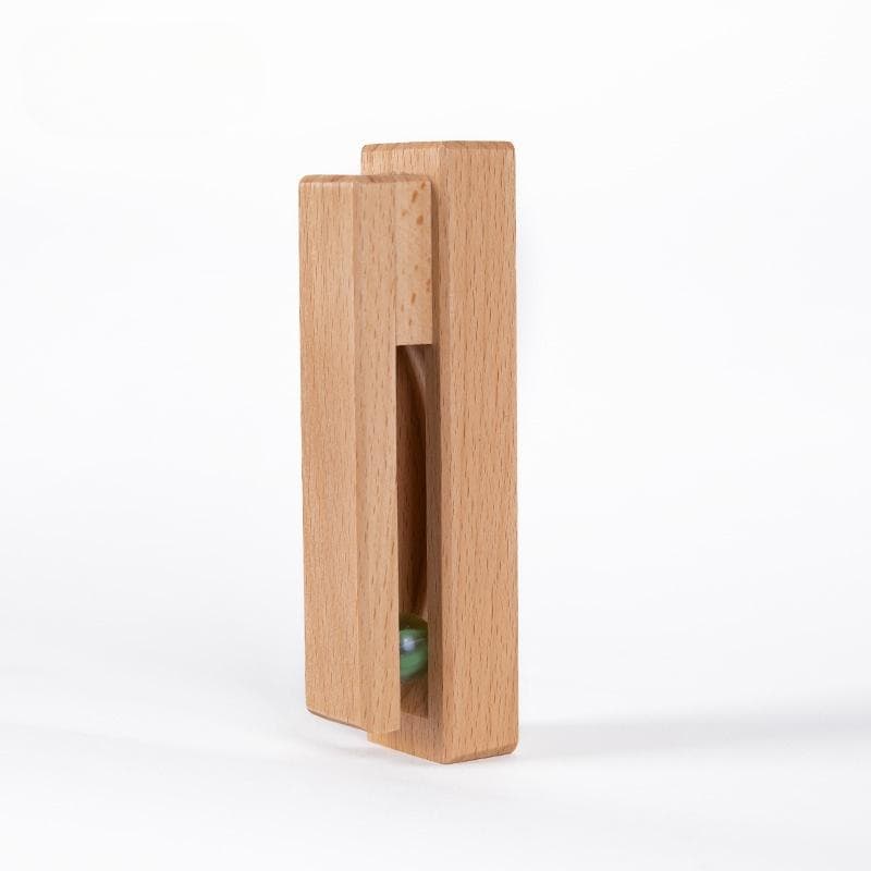 Nordic Walnut Beech Towel Hook Strong Viscose Wall Hanging Door Wooden Creativity Hook Free Punching Bathroom Home Hotel Storage beige