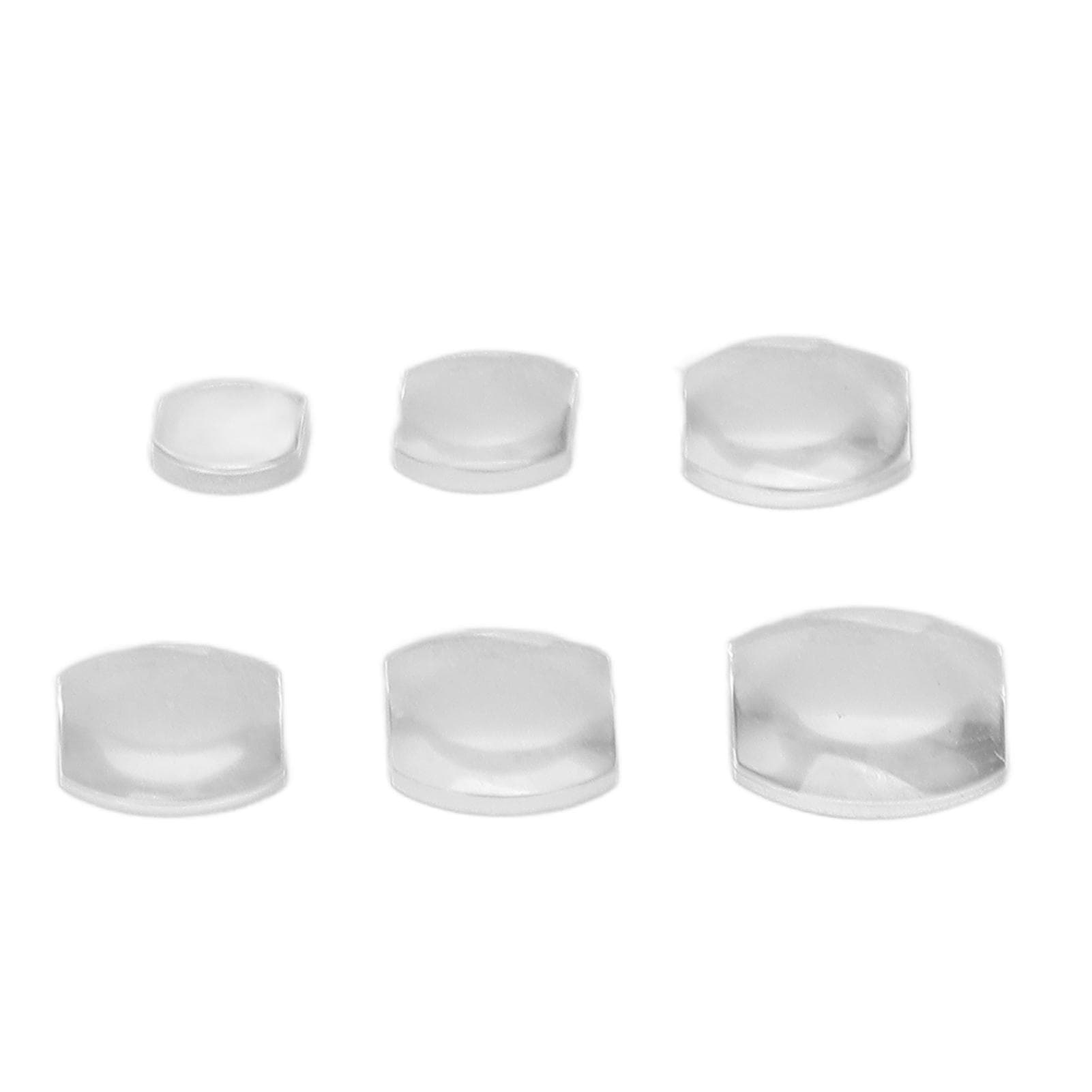 6pcs Watch Date Calendar Magnifying Glass Professional Convexity Watch Parts Tool for Watch