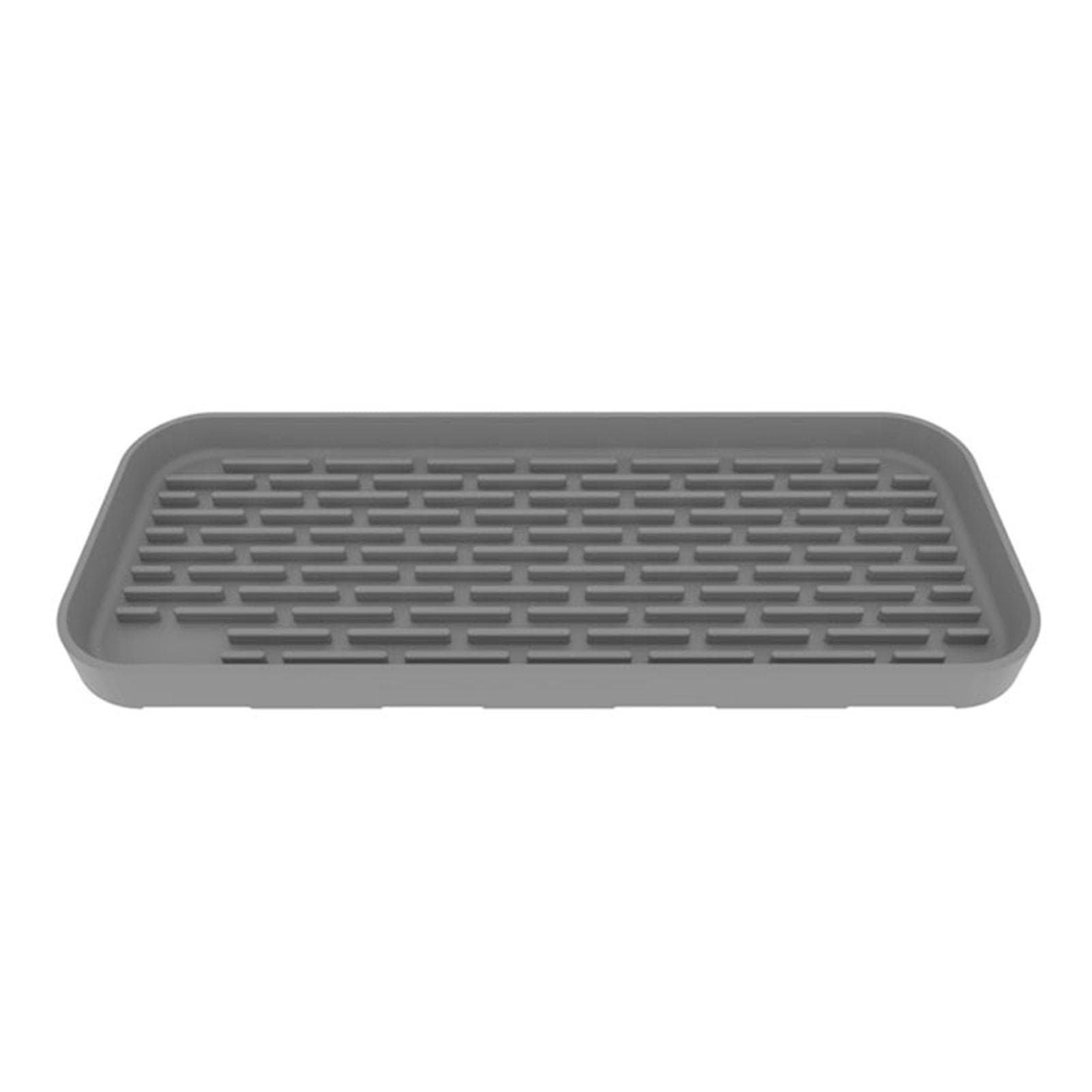 Dish Drying Mat for Kitchen Counter Silicone Anti Slip Sink Drainer Mat for Cup Glassware