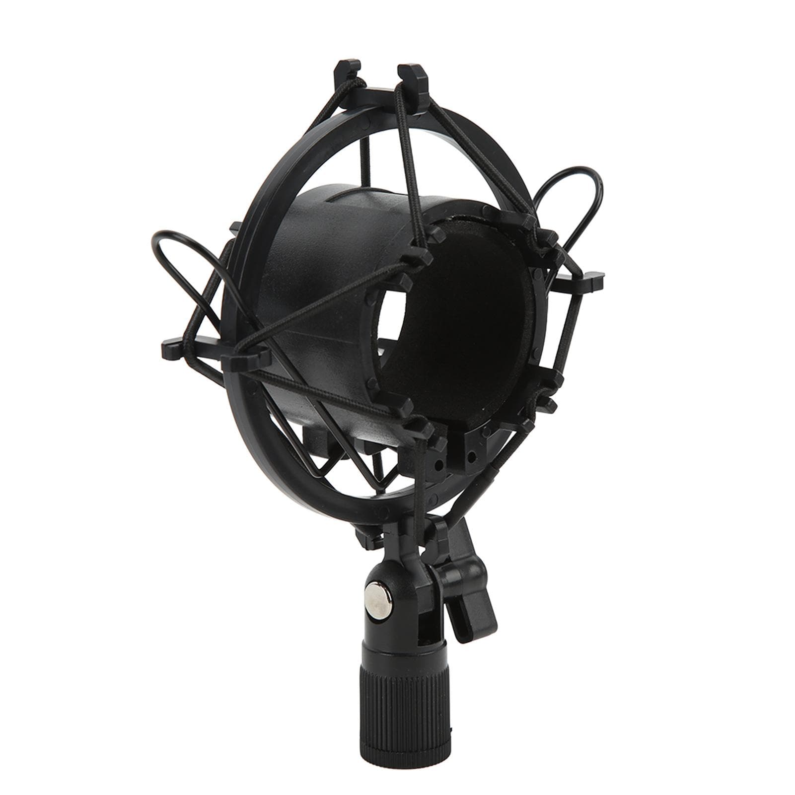 Microphone Shock Mount Holder Plastic Mic Anti Vibration Clip 47‑57mm for Live Streaming Recording