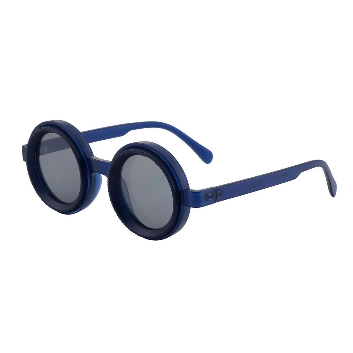 Adjustable Zoom Round Frame Sunglasses Rotatable ND Lens for Driving Outdoor Men's Fashion Eyewear