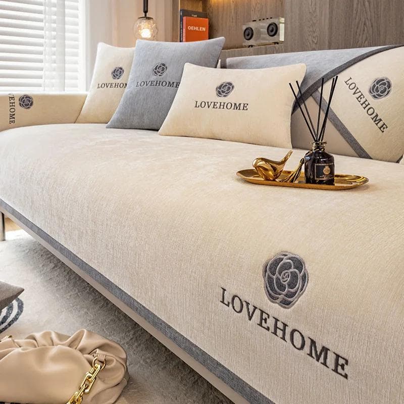 Luxury Leather Sofa Cover Seat Cushion Non-slip Wide Edging Case Couch Cover Sofa Towel Modern Simple Universal Sofa Protection 70x180cm 1pcs