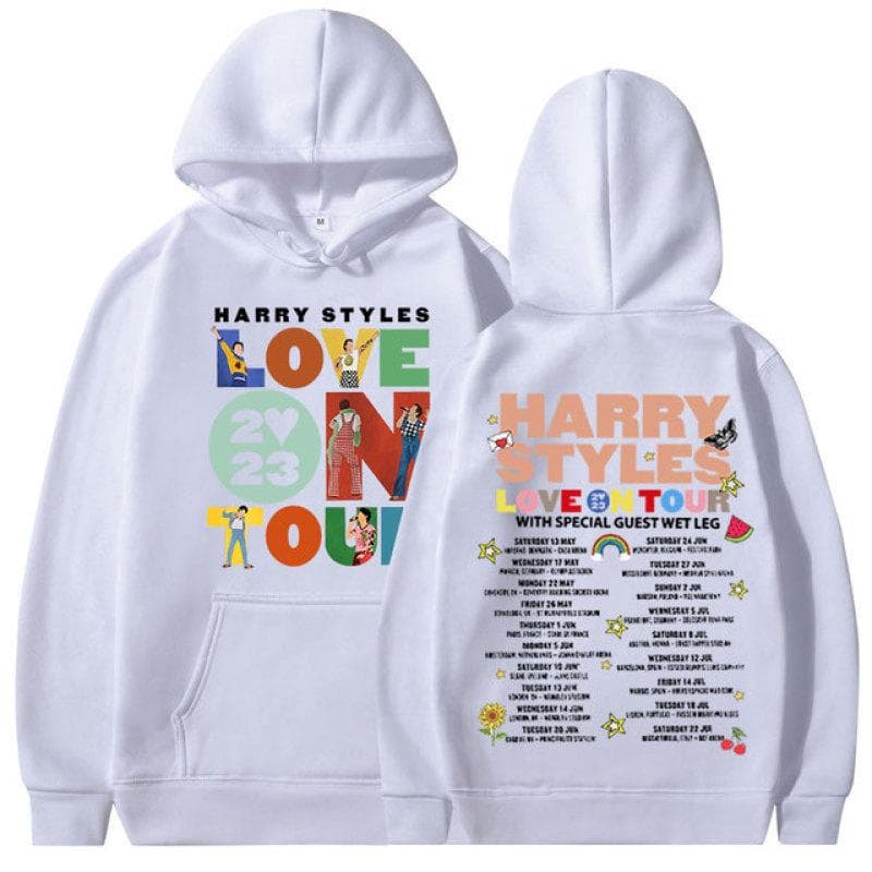 2023 Love on Tour Concert Hoodie Harajuku Hip Hop Oversized Hoodies Unisex Y2k Clothes Long Sleeve Hooded Sweatshirts Streetwear XXXL
