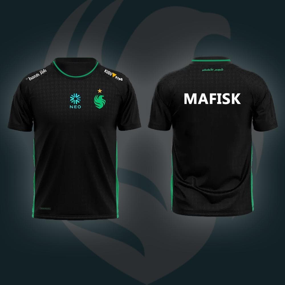2025 New Counter-Strike2 Team Falcons Esports Uniform Jersey Breathable Sports Sports Fashion Fans Gift Tshirts Loose Tops S