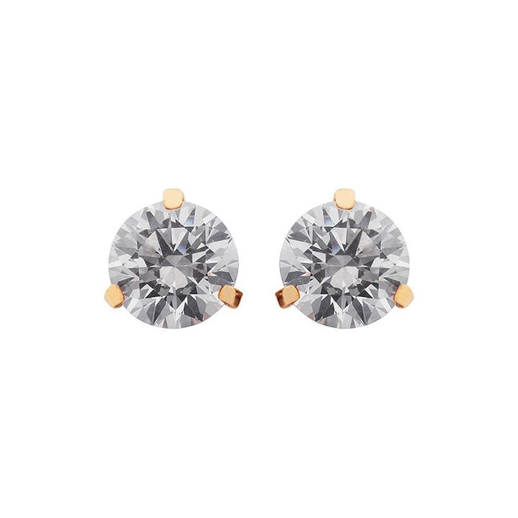 Swarovski Solitaire Brilliant Star Earrings Women earrings Rose-Gold 5112156 Box (Random Color)