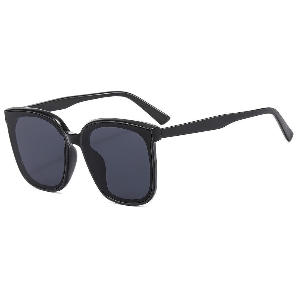 1PC New European American Simple Large Frame Square Trendy Sunglasses for Vacation Photo Celebrity Style