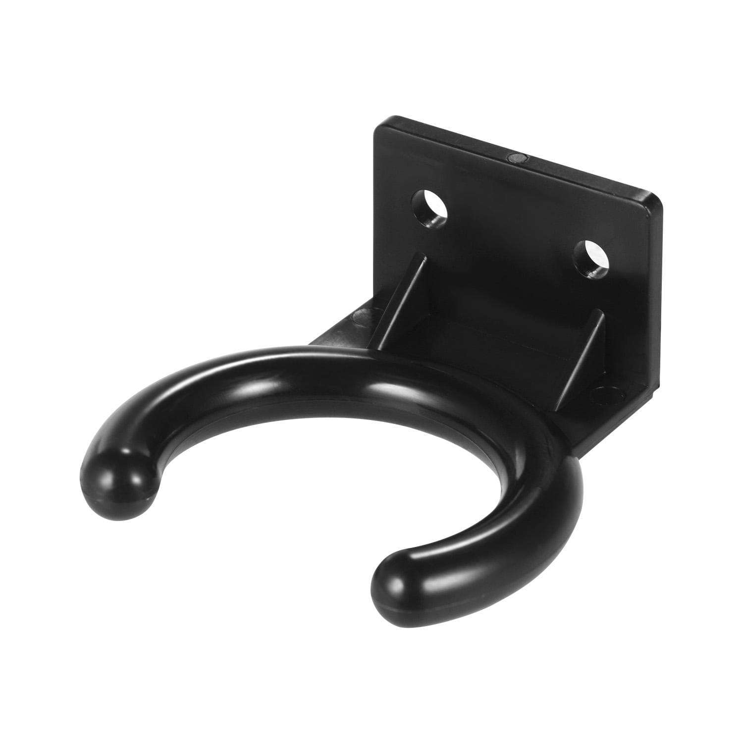 Wireless Microphone Hanger Mic Wall Mount Holder Hook Clamp Plastic black