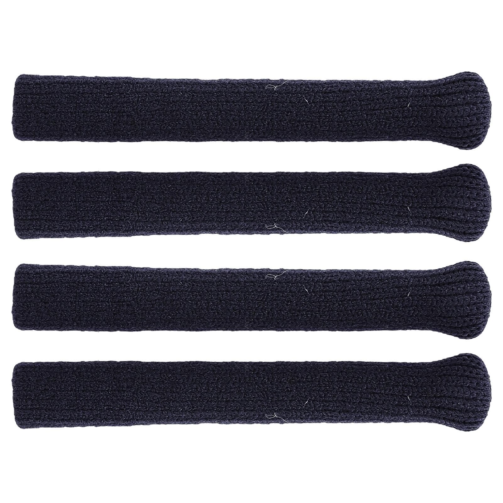 2 Packs Cotton Glasses Ear Cushion Soft Knitted Slip Proof Fixation Eyeglasses Temple Tips Sleeve navy blue