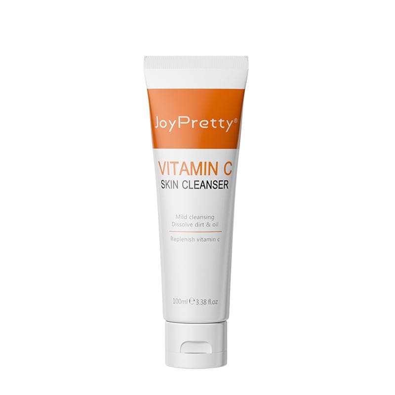 Joypretty Vitamin C Facial Cleanser Brightening Deep Cleansing Face Washes 100ml orange