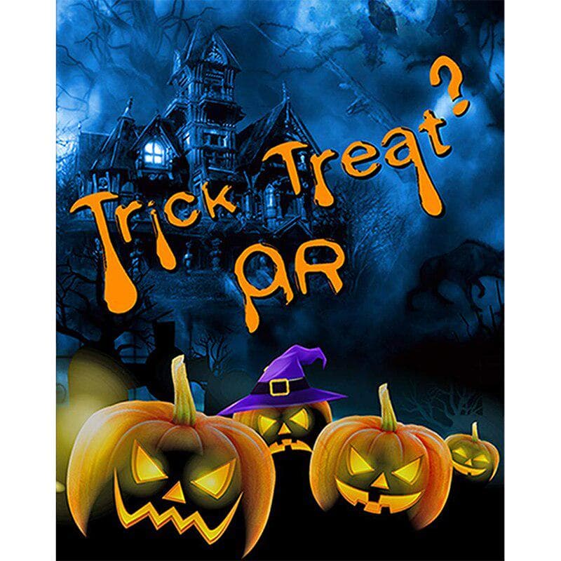Halloween DIY Diamond Painting Full Round Drill Diamond Embroidery Mosaic Sale 20X30