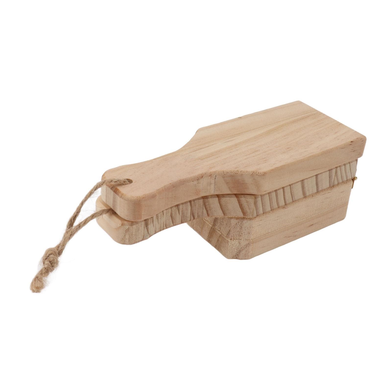 Banana Smasher Maker 2 in 1 Wooden Tostonera Plantain Press for Fried Plantains Chips Tostones Cups