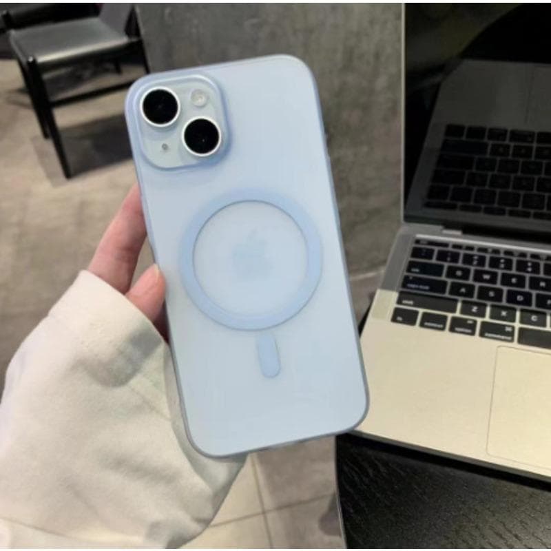 Suitable for Apple 15 Magnetic Phone Case, PC Ultra-thin Ice Fog, IPhone16promax Protective Case 14 with A Matte Skin Feel iPhoneSE 2020