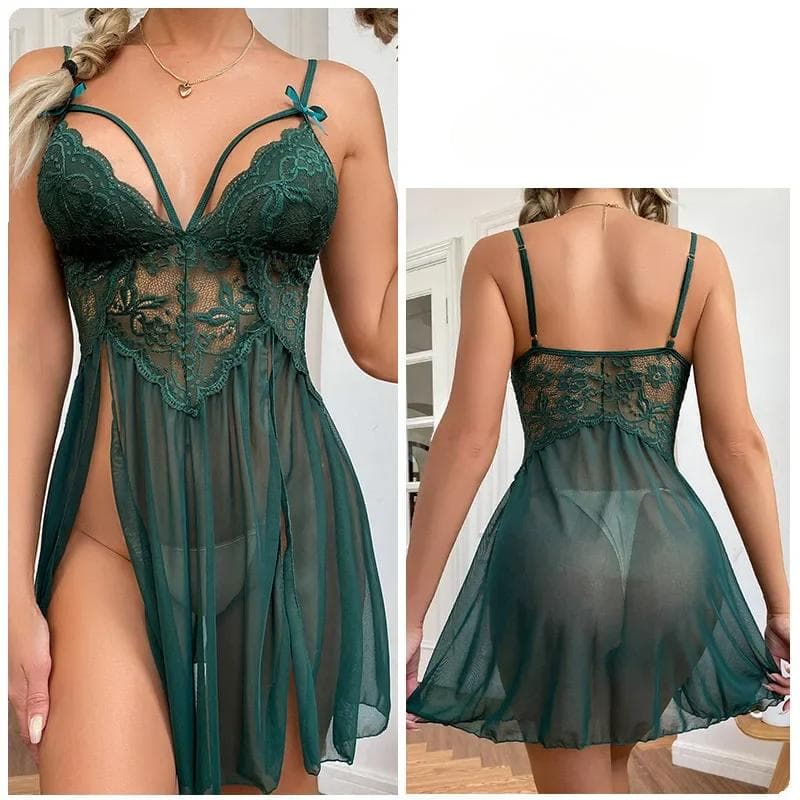 Nightgown Women's Home Wear Summer Thin Suspenders Sexy Lace Comfortable Casual Soft Simple Loose S