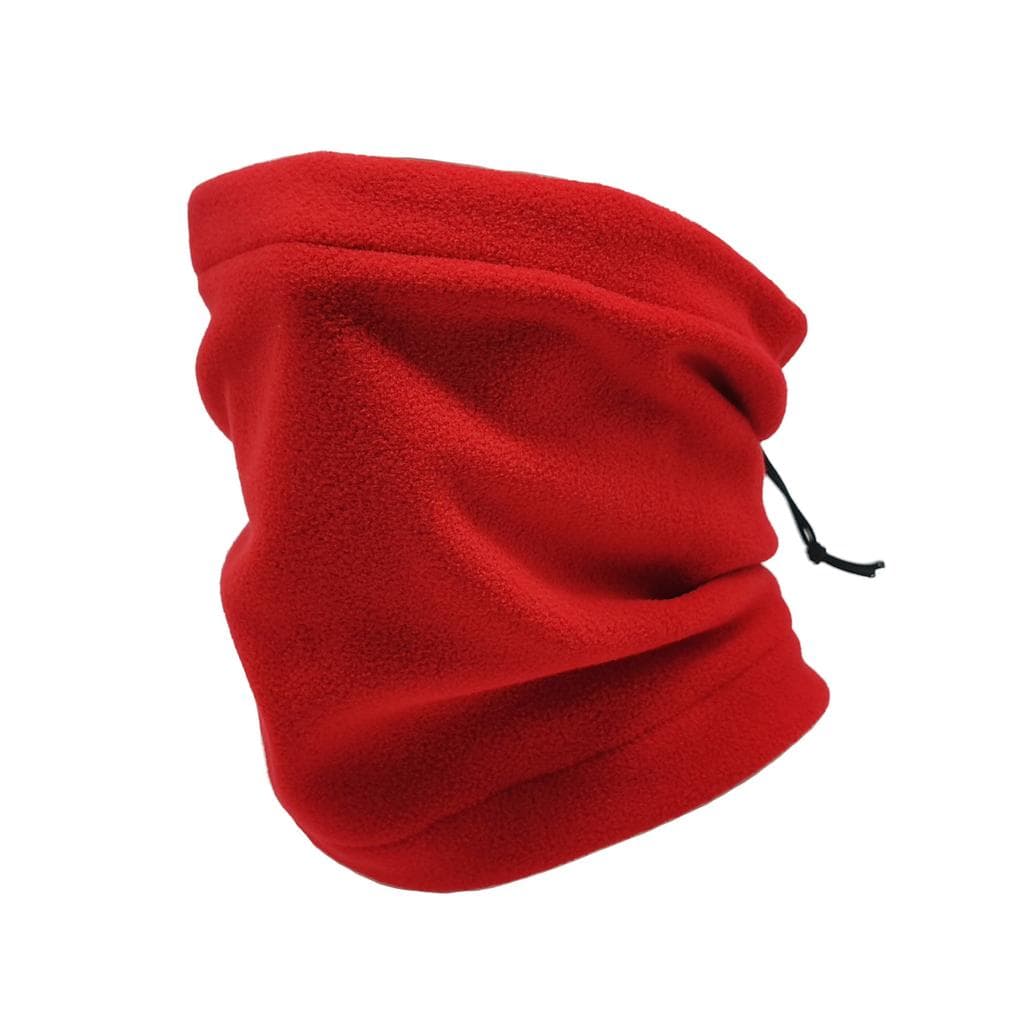 Warmer Gaiter Snowboard Bandana Ski Fleece Neck Buff Male Bandana Winter Windproof Scarves Soft Cycling Hiking Half Mask Neck red