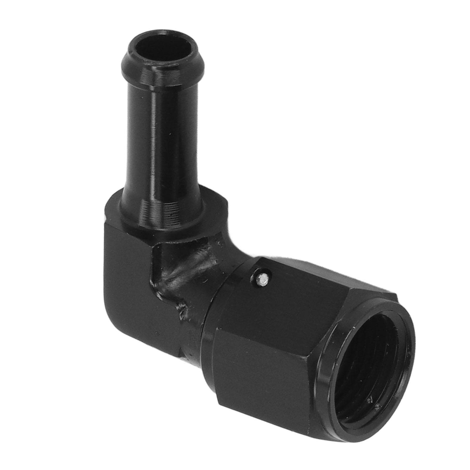 6AN 90 Degree Universal Aluminum Alloy Oil Female to 516 Barb Fitting Adapter Fuel Water Fluid Air
