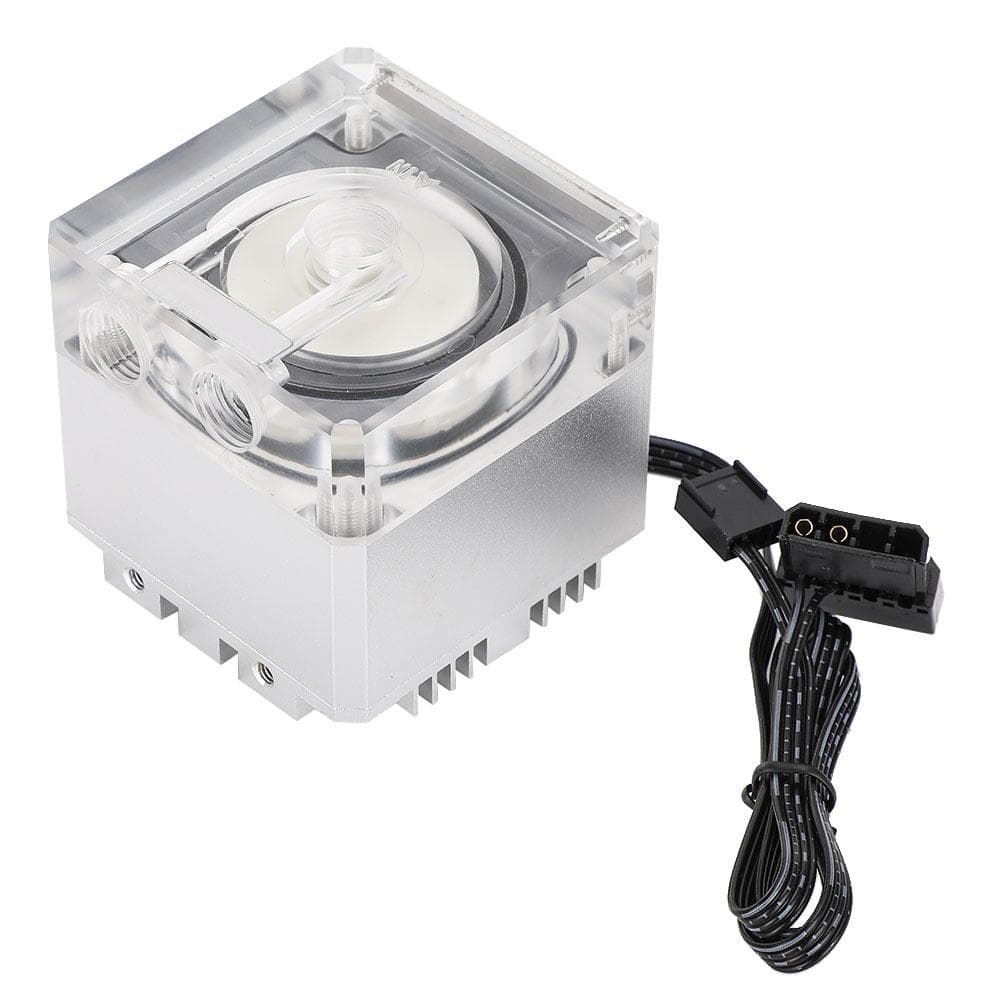 3000RPM Fast Heat Dissipation Computer Pump 800l H Flow 3.5 Meters Pump Head PC Pump Tank Black silver