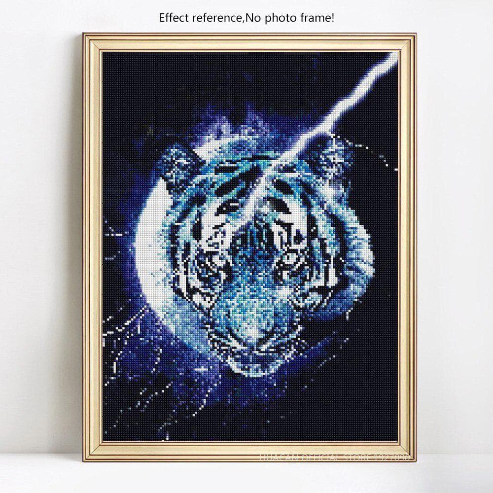 Diamond Painting Animals Hobby And Handicraft Diamond Embroidery Tiger Home Decoration 20X30
