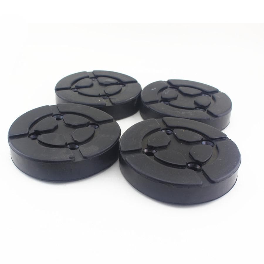 4 x 130mm Round Heavy Duty Rubber Arm Pads Lift Accessories For Auto Truck Hoist