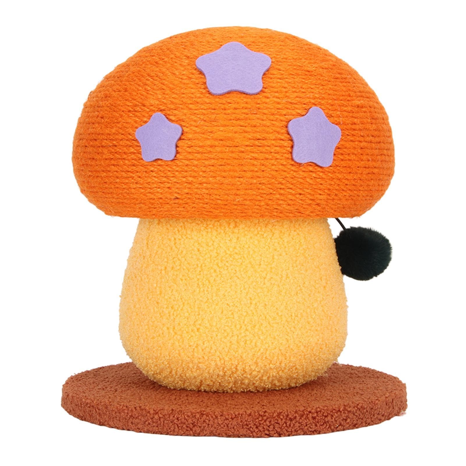 Cat Scratching Post Claw Grinding Scratch Resistant Mushroom Shape Sisal Tall Kitten Scratcher for
