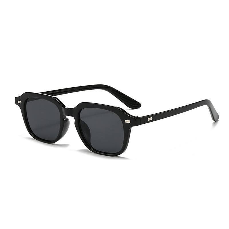 new square sunglasses fashionable polygon rivet design for men and women MN5682 trendy unisex accessory