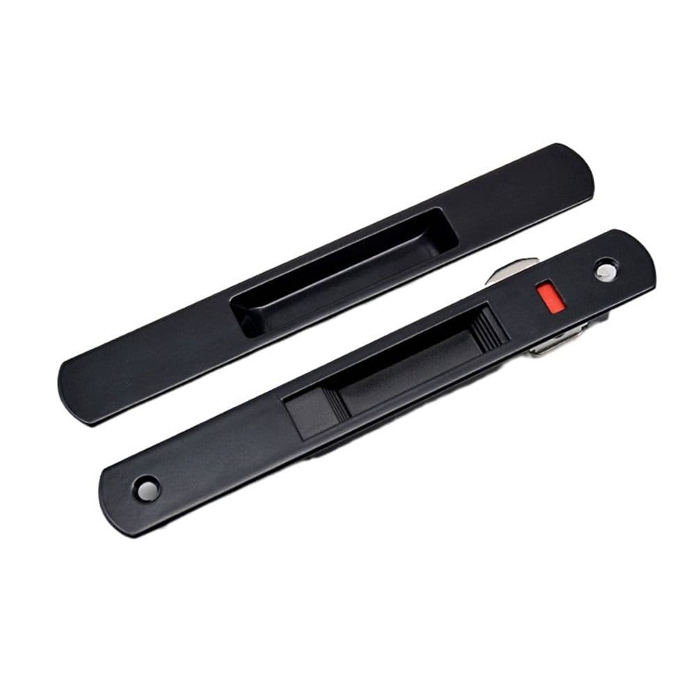 1Pcs Sliding Glass Door Window Handle Lock Hook Style Flush Mount Zinc Alloy Durable Practical Sliding Door Sliding Window