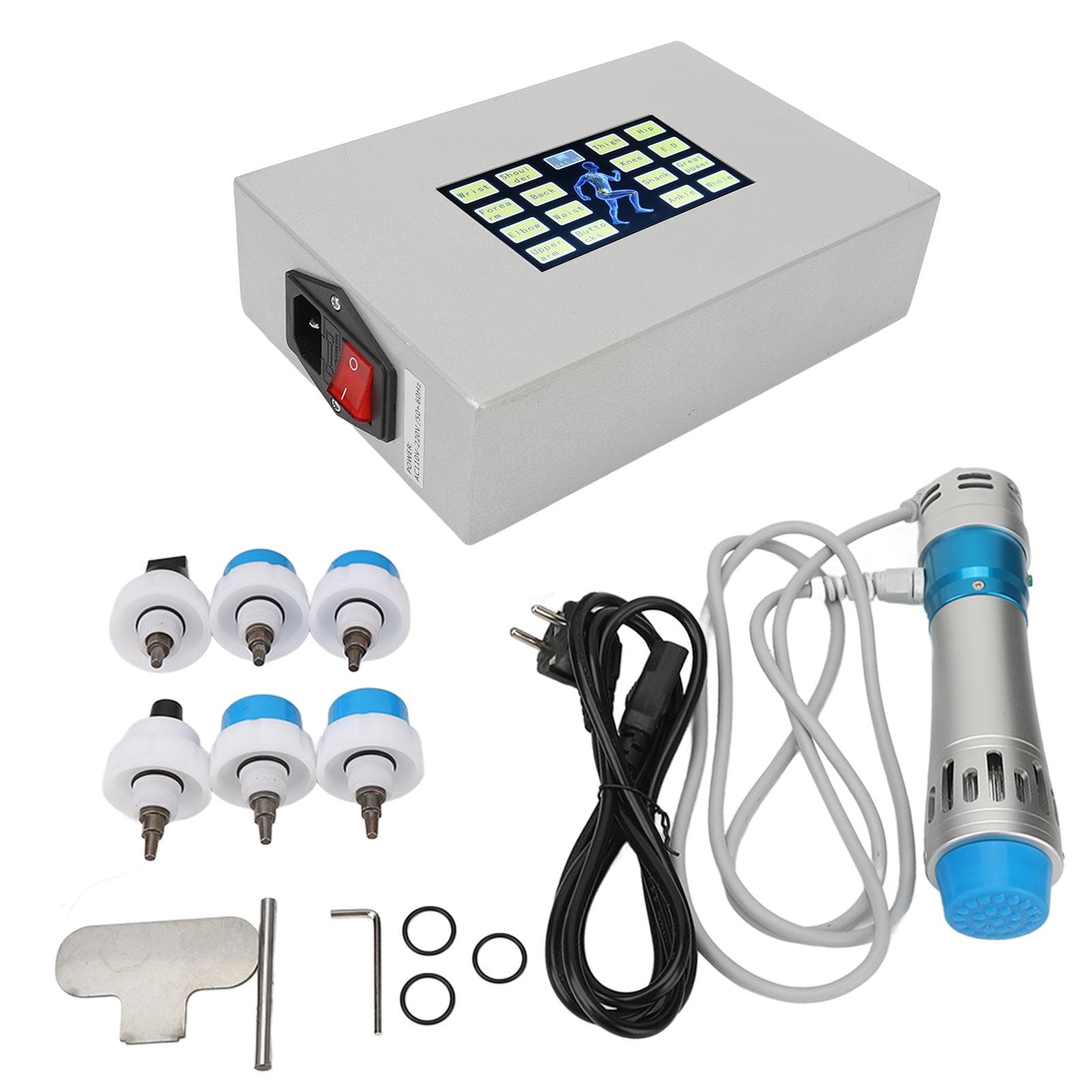 ED Pneumatic Shockwave Machine 16 Modes Deep Massage Extracorporeal Treatment Device EU Plug