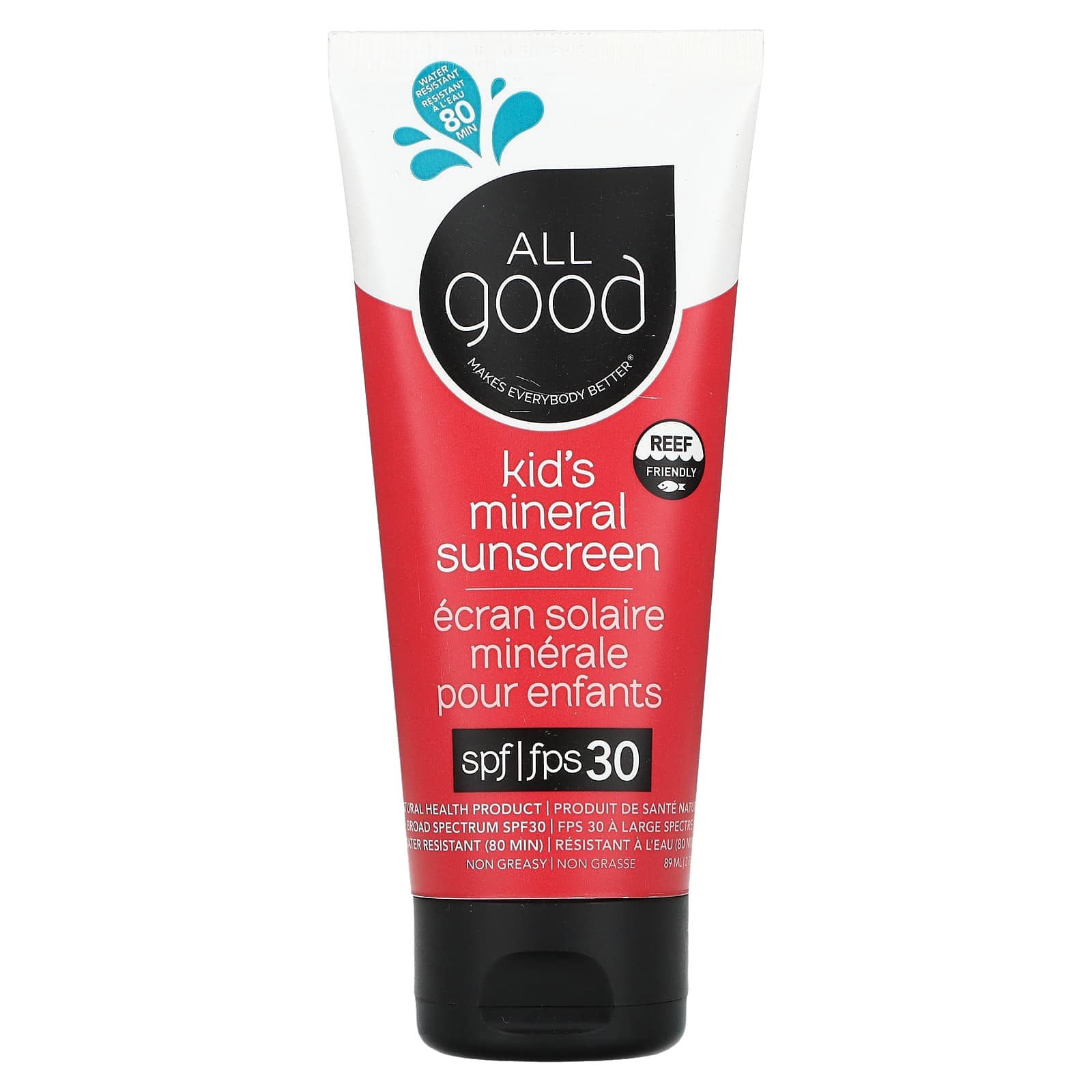 All Good Products, Children's Sun Protection, SPF 30, 3 fl oz (89 ml)
