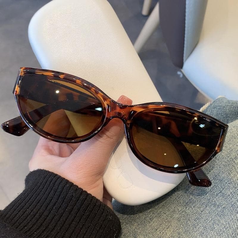 4PCS Cat Eye Sunglasses Women Vintage Designer UV400 Protective Glasses Fashion Multi Color Small Eyewear