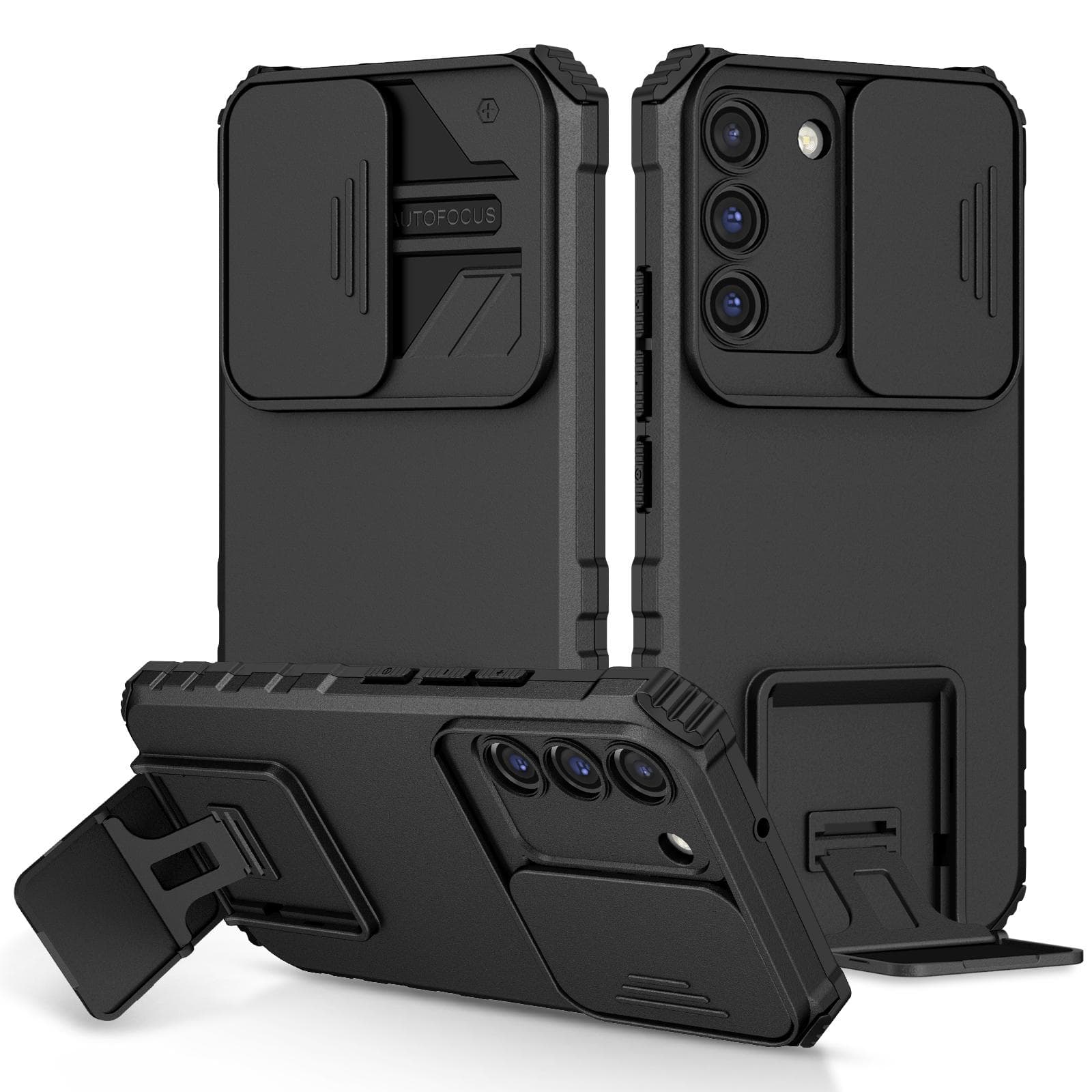 Non-Slip Cover Stand Function Case for Samsung Galaxy A35 A55 A15 A54 A14 A34 5G A05S A53 S24 Ultra S23 FE S22 S21 Plus Cases for Galaxy S21 Ultra