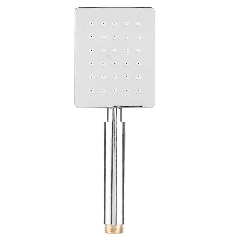 G1/2in Thread Handheld Shower Head High Pressure Square Shower Sprayer for Bath Showering