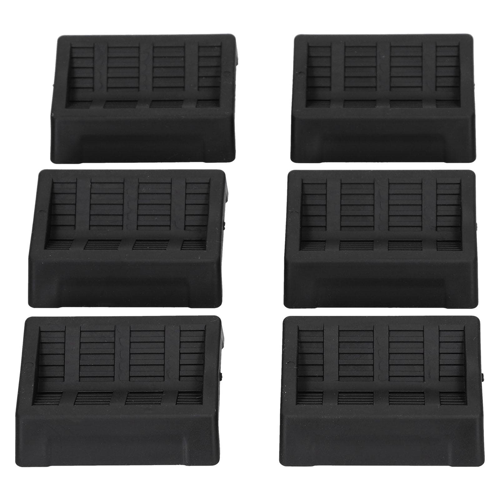 6PCS Furniture Cups Bed Stoppers Rubber Caster Cups Furniture Coasters for Bed Chair Cabinet Sofa