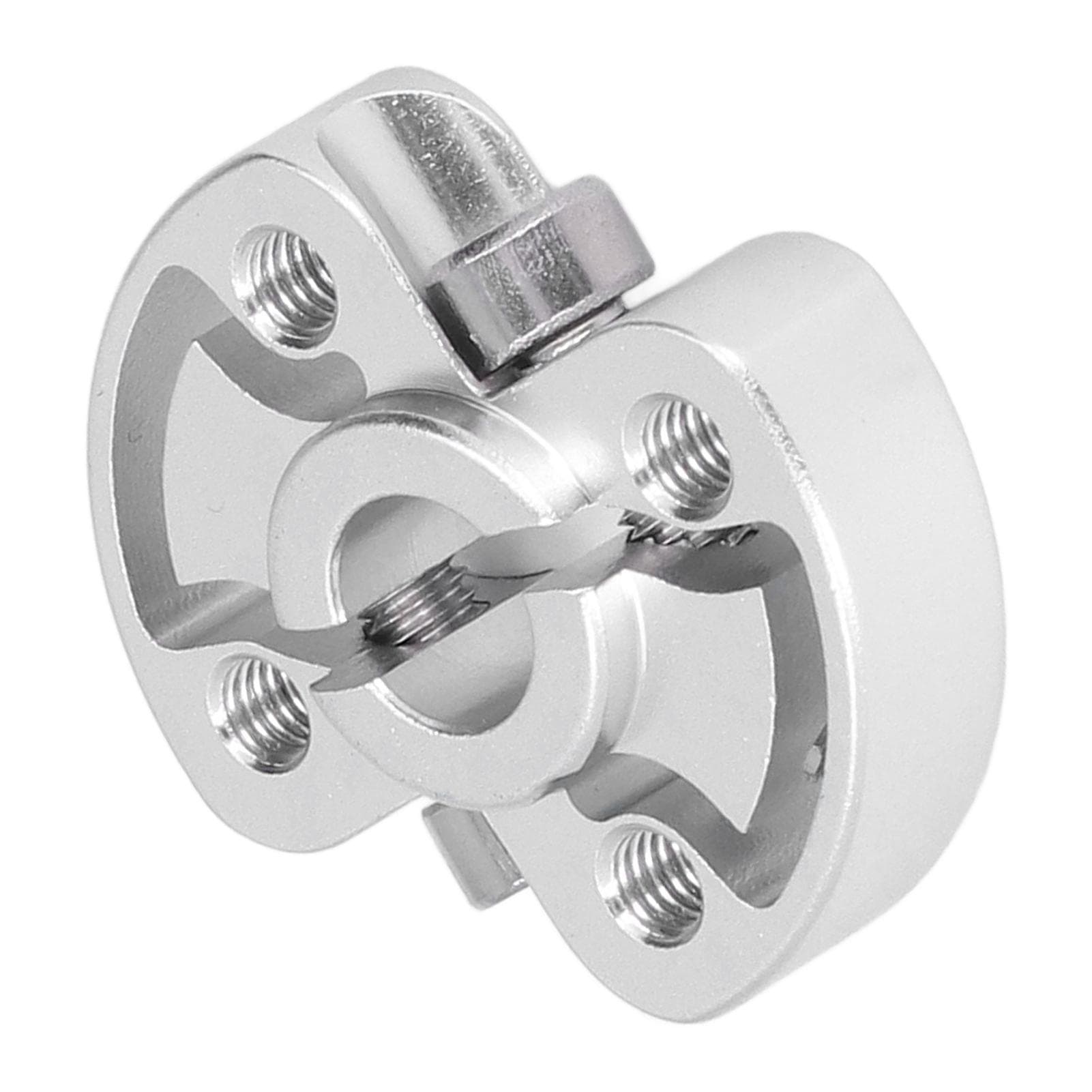 Clamping Collar Aluminum Alloy Round Universal Hole High Speed Shaft Clamp 8mm Center Holes