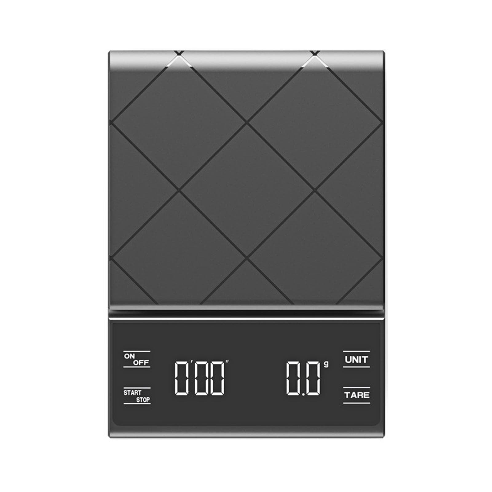 Coffee Scale with Timer Digital Kitchen Scale LED Display Tare Function 3000g/ 0.1g Portable black