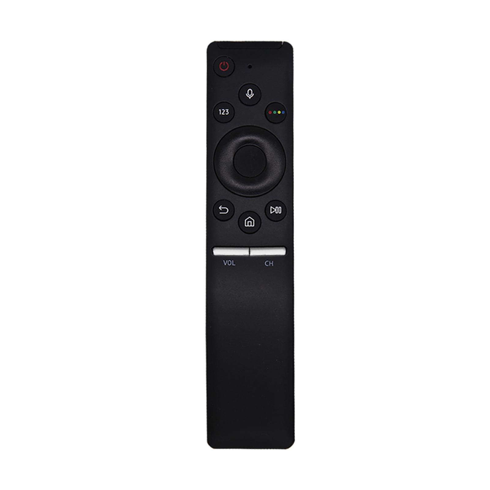 Voice Remote Control 4K UHD HDTV and Smart TV Supported Voice Function Compatible with Samsung black