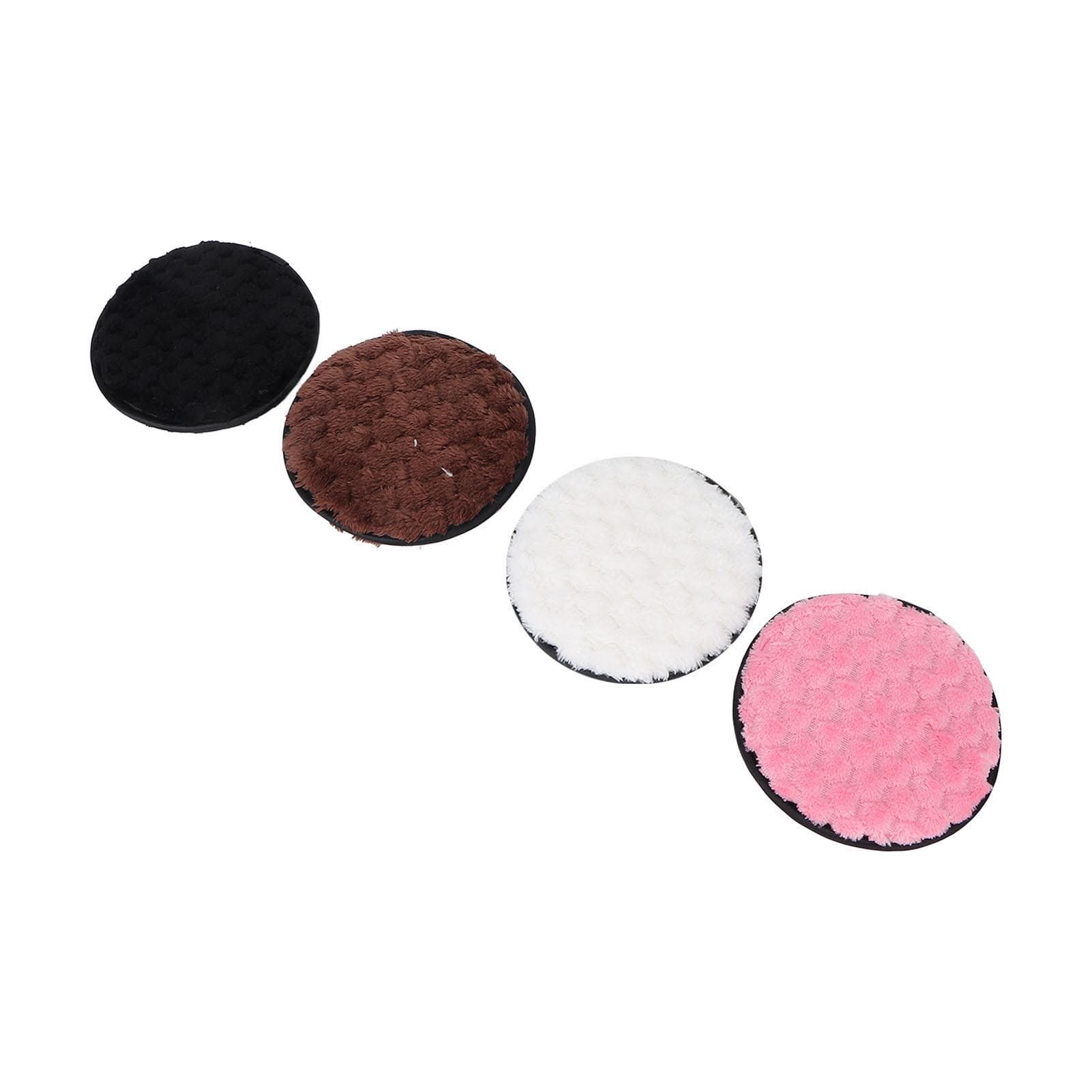 4pcs Reusable Makeup Removing Pads Superfine Fiber Face Makeup Cleansing Puff Makeup Tool