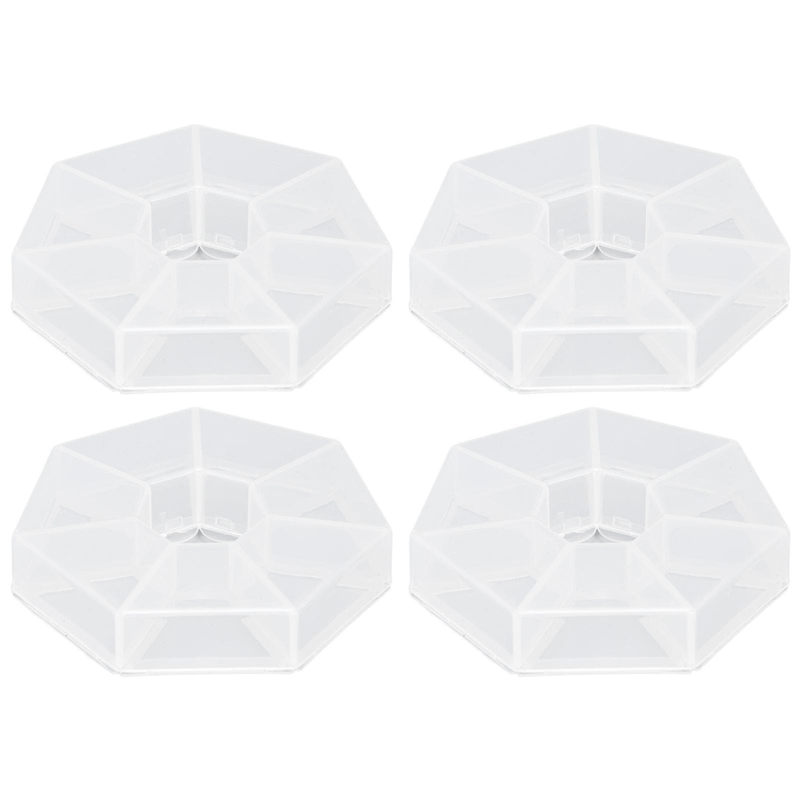 7 Grids Storage Box Clear Plastic Organizer Containers for Fishing Jewelry Pills